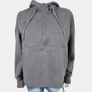 Apana Stellar Scuba 1/4 Zippered Long Sleeve Hooded Sweatshirt Size L